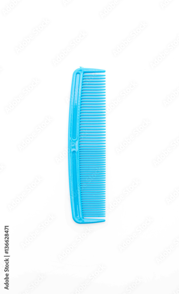 blue comb on white blue comb on white