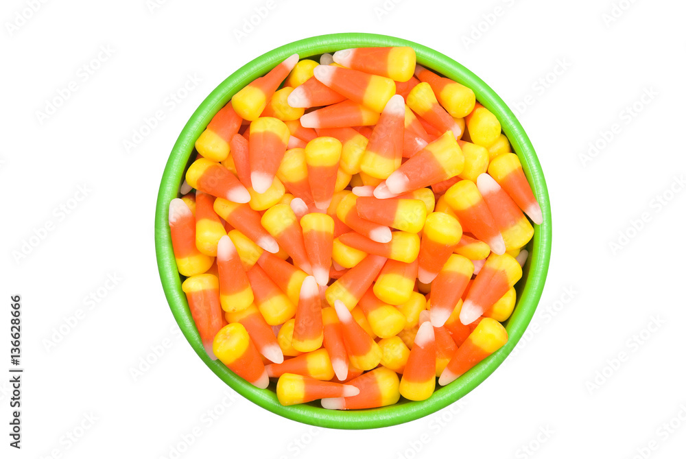 Candy Corn in Bowl Candy Corn in Bowl
