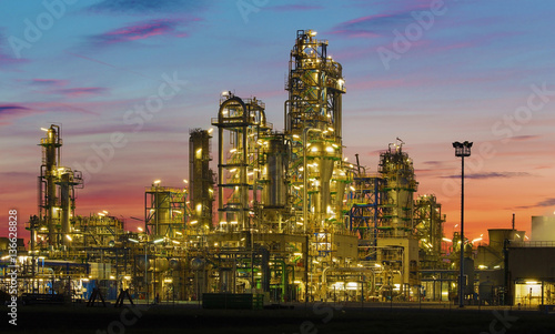 Oil revinery Schwechat in Austria