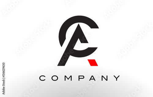 AC Logo.  Letter Design Vector.