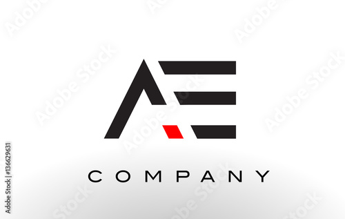 AE Logo.  Letter Design Vector.