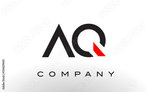 AQ Logo.  Letter Design Vector.