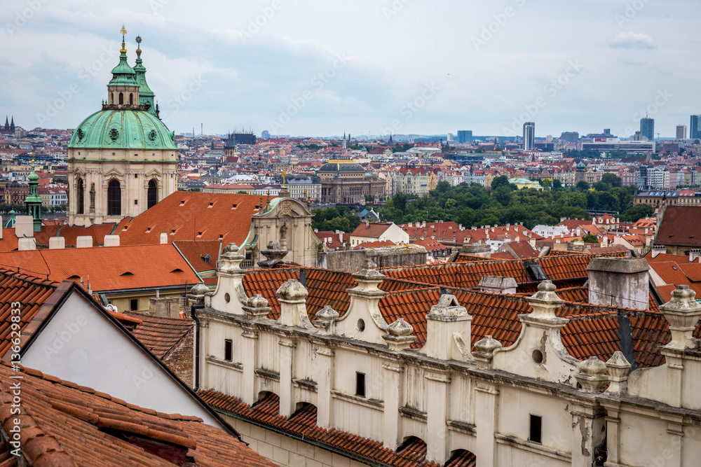 Obraz premium Prague Castle Garden view