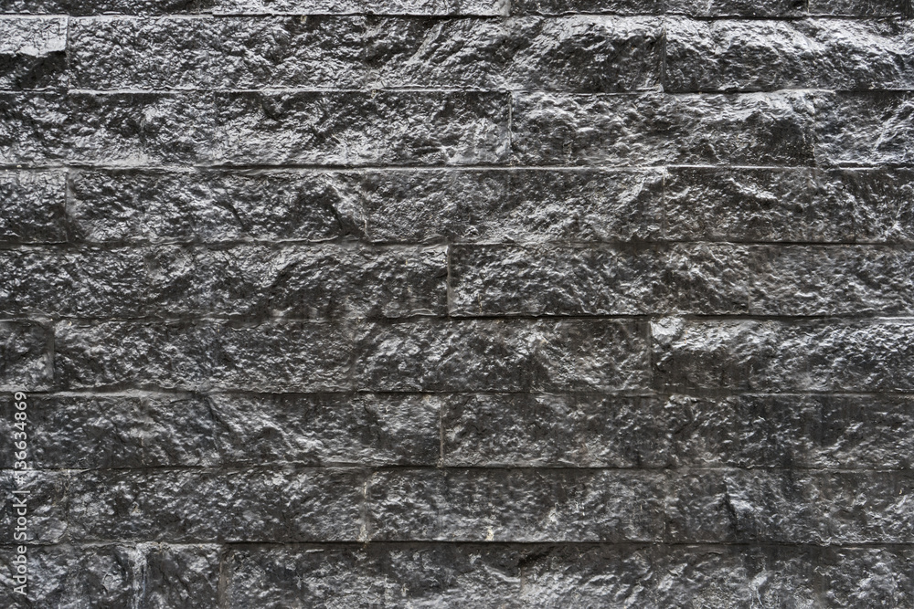 Wall tiles Grey stone tile wall pattern. background Stock Photo | Adobe