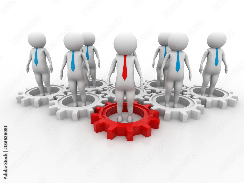 3d Business Gear Mechanism 3d Business Gear Mechanism