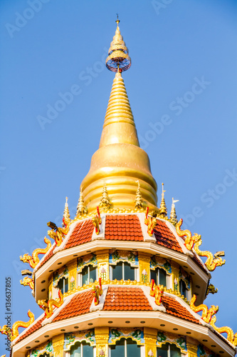 pagoda wat hyuaplakang chiangrai Thailand photo