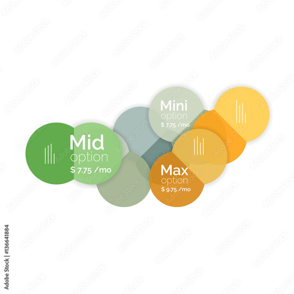 Circle business option diagrams Circle business option diagrams