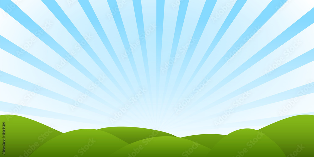 Obraz premium 新緑 木 風景 背景 