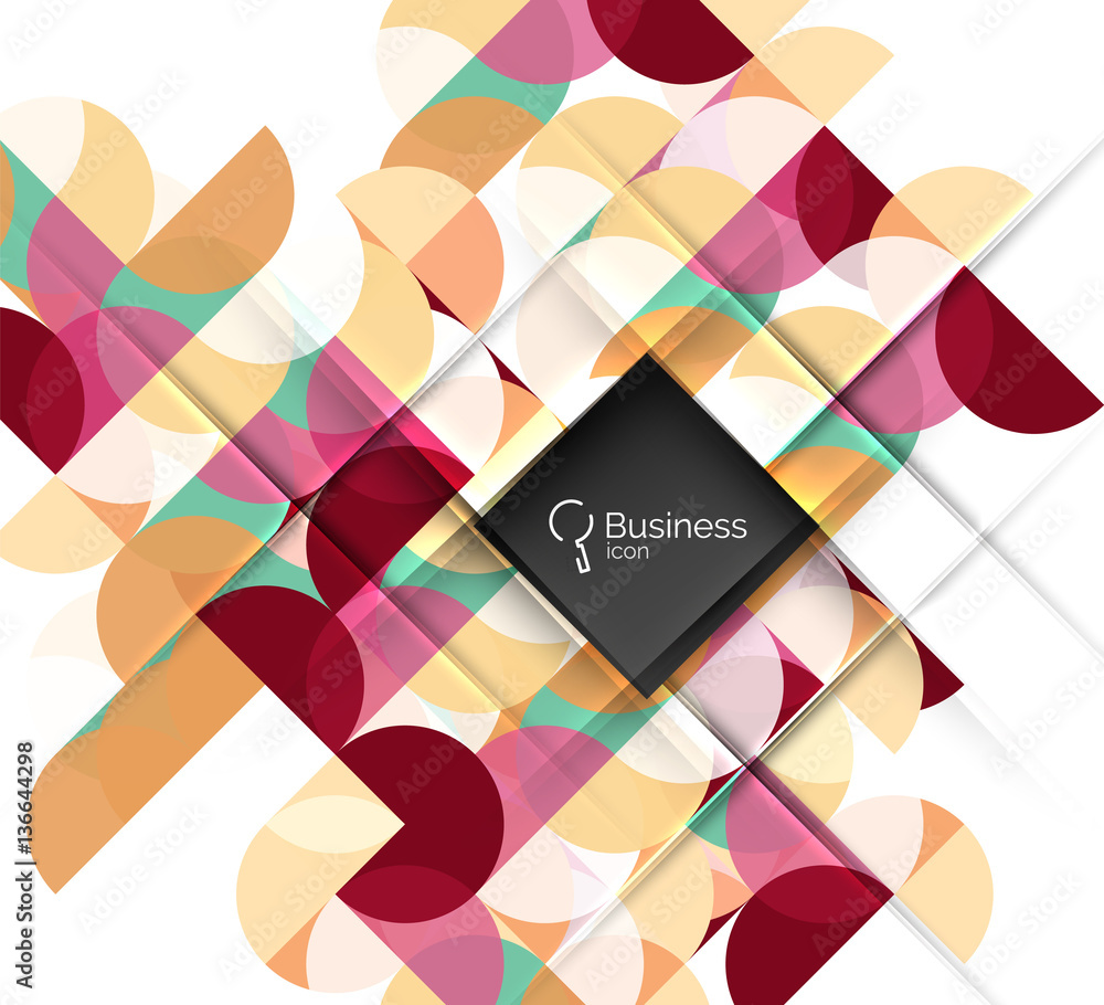 Vector circle and triangle abstract background Vector circle and triangle abstract background