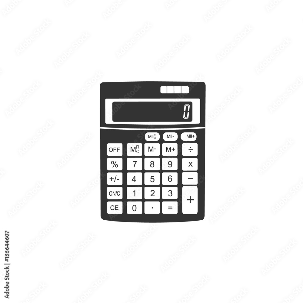 calculator, icon, vector calculator, icon, vector