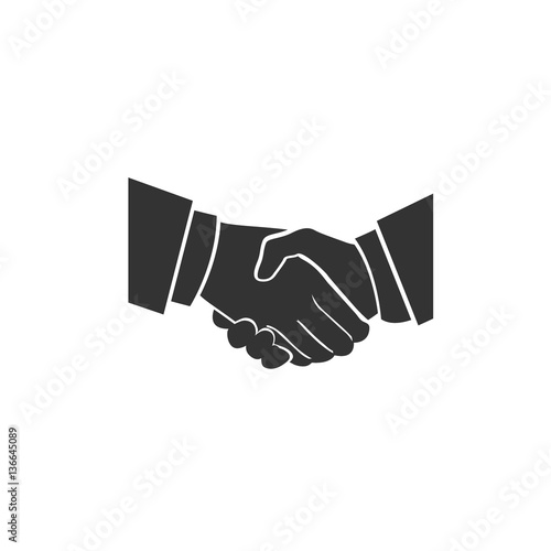 handshake, icon, vector 