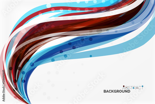 Elegant colorful wave, stripes