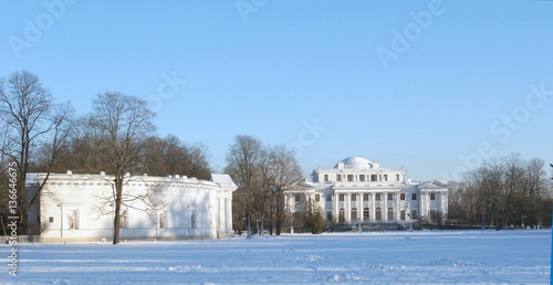 Winter park. Architecture, Palace.