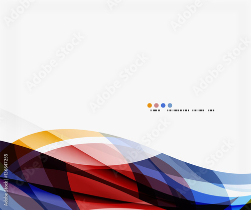 Vector silk wave background