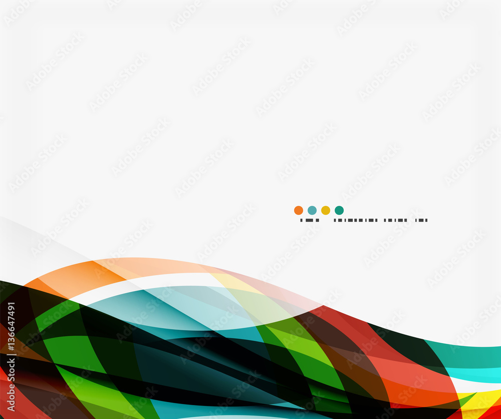Colorful geometric wave abstract background Colorful geometric wave abstract background