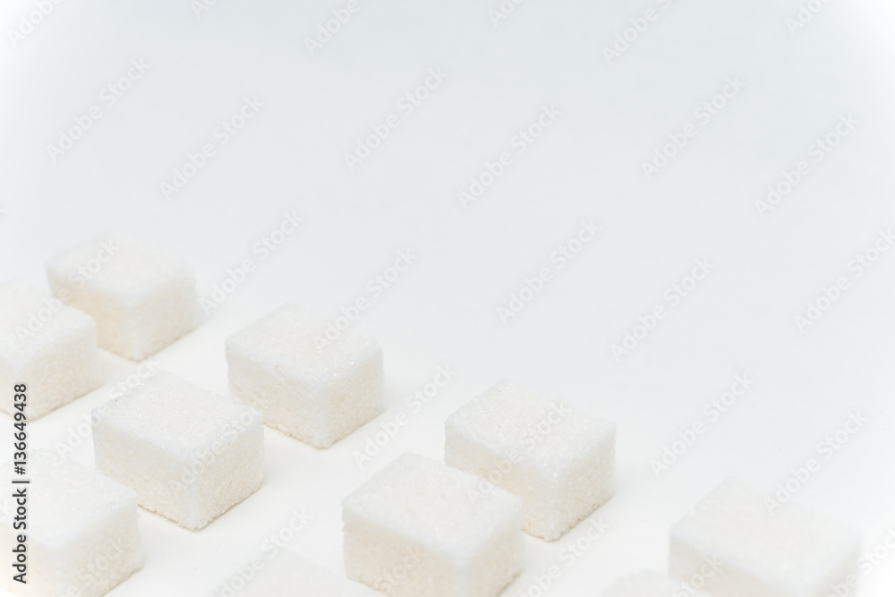 sugar cubes on a light table sugar cubes on a light table