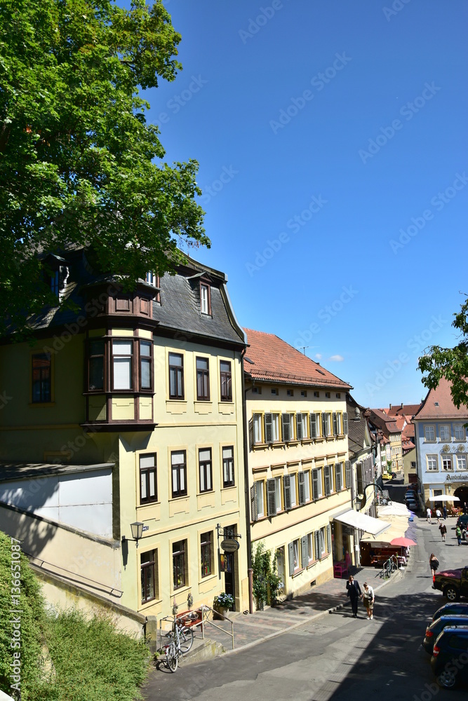 View in the historical town of Bamberg, Bavaria, region Upper Franconia, Germany View in the historical town of Bamberg, Bavaria, region Upper Franconia, Germany