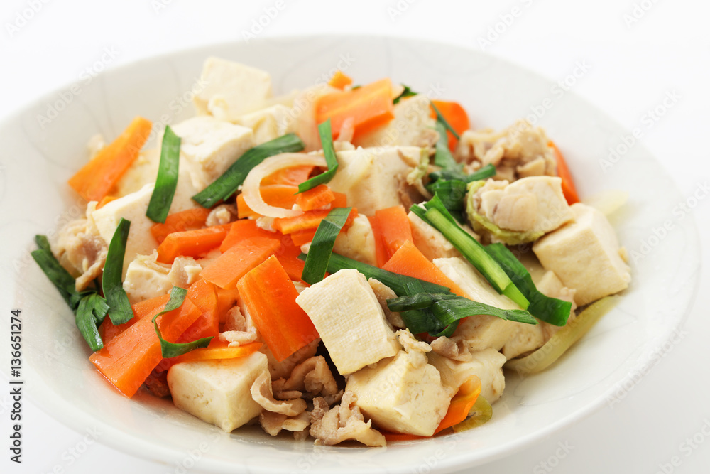おいしそうな豆腐チャンプルー
おいしそうな豆腐チャンプルー