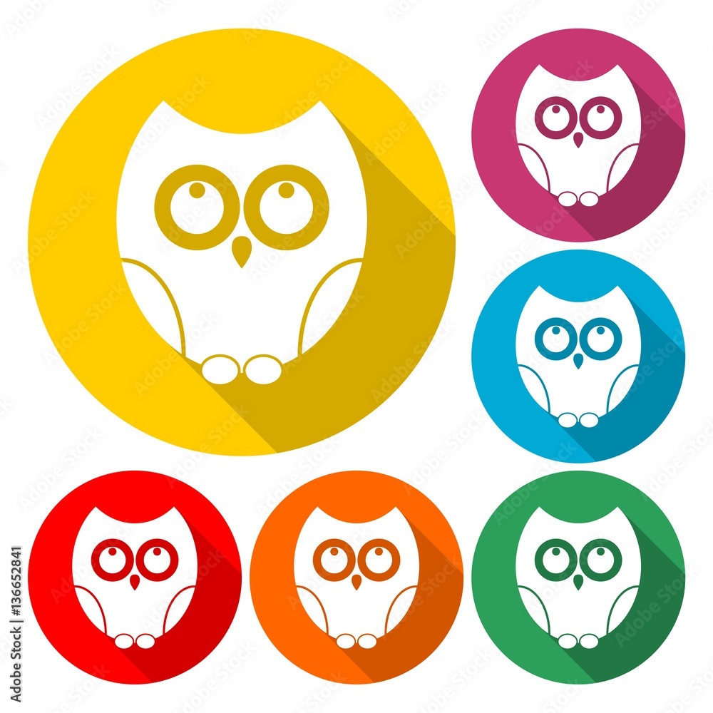Owl icon - Illustration Owl icon - Illustration