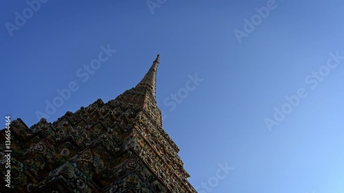 4K Phra Maha Chedi Si Ratchakan in Wat Pho Known also as the Temple of the Reclining Buddha or Wat Po, a Buddhist temple in Bangkok, Thailand-Dan photo