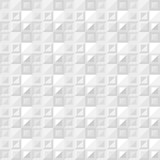 Seamless monochrome geometric pattern. Black and white vector background
