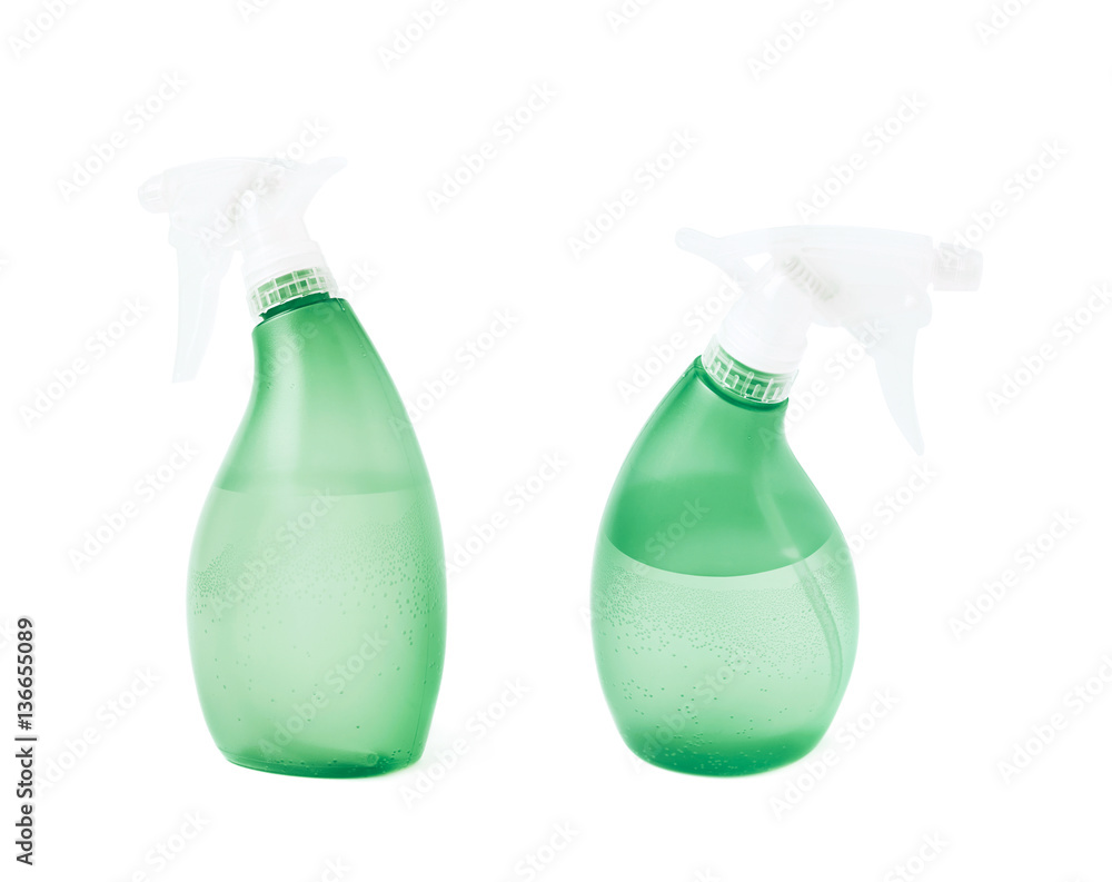 Plastic pulverizer spray isolated Plastic pulverizer spray isolated