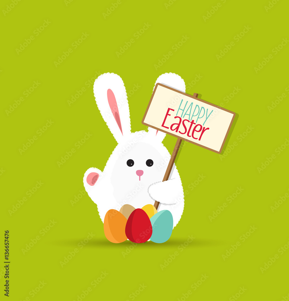 Obraz premium Vector Easter bunny