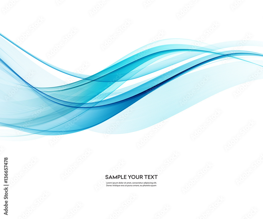 Abstract vector background, blue wavy Abstract vector background, blue wavy