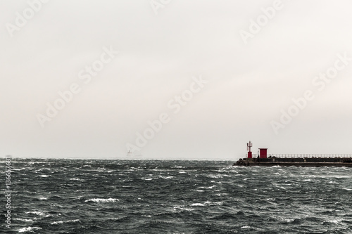 Tanker in the bay of Trieste