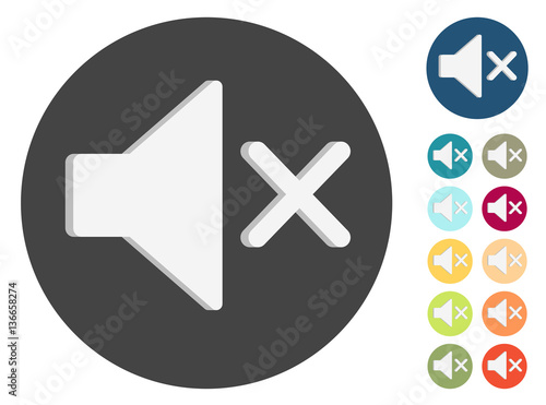 3D Icons - Lautsprecher lautlos