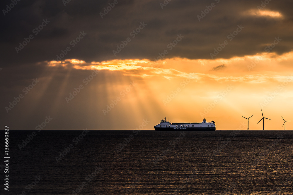 Seatruck under the clouds Seatruck under the clouds