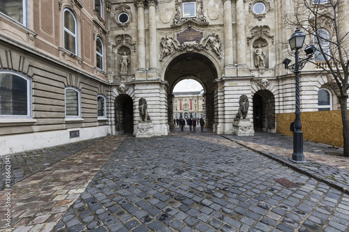 People visit Buda Castle in Budapest. It is the largest city in Hungary and 9th largest in the EU