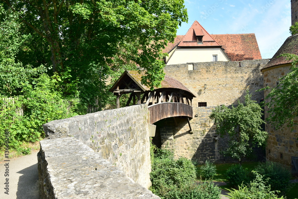 View in the historical town of Rothenburg on the Tauber, Bavaria, region Middle Franconia, Germany View in the historical town of Rothenburg on the Tauber, Bavaria, region Middle Franconia, Germany