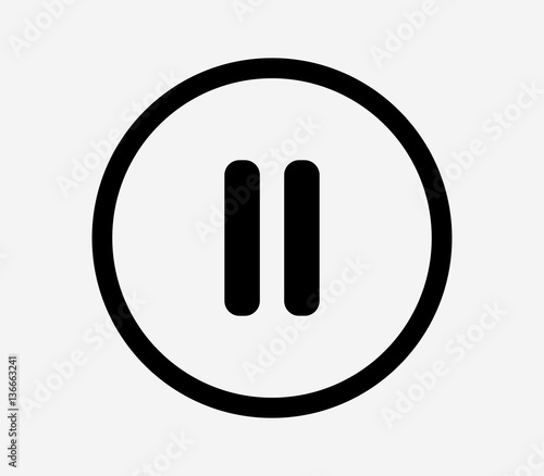 pause music icon