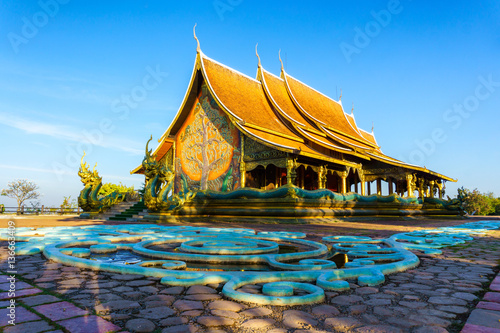 Beautiful Temple Phu Proud at Sirindhorn District, Ubon Ratchathani Province, Thailand photo