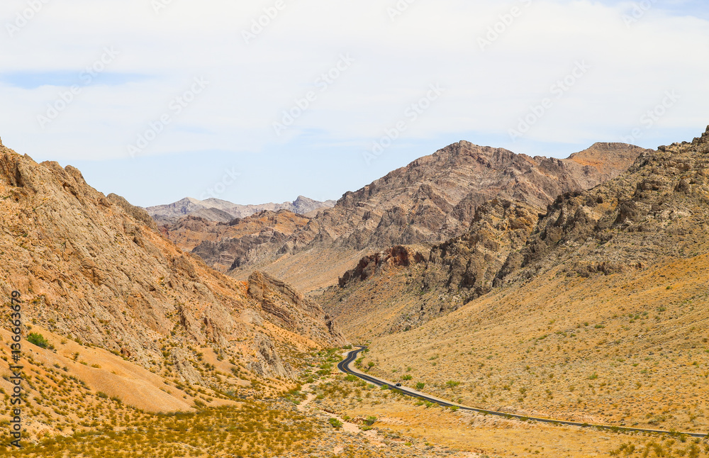 Winding Road in the Valley of Fire
