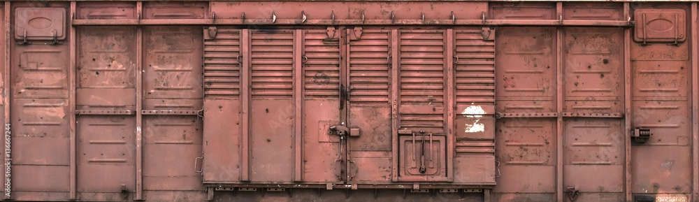 old metal warehouse door, hangar old metal warehouse door, hangar
