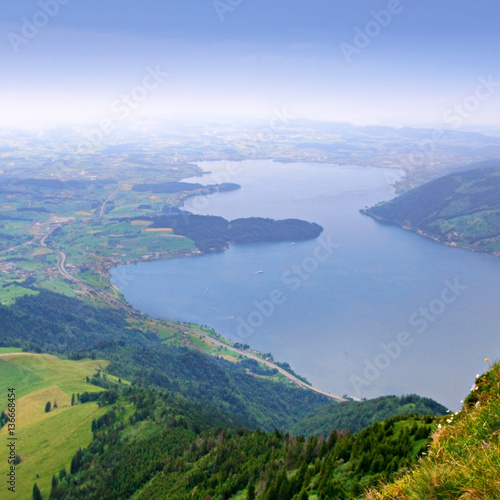 Swiss lake from Rigi Kulm © Julia Britvich