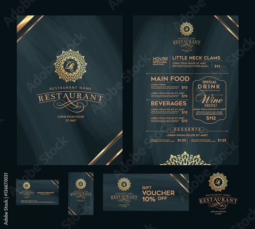 Creative menu design.