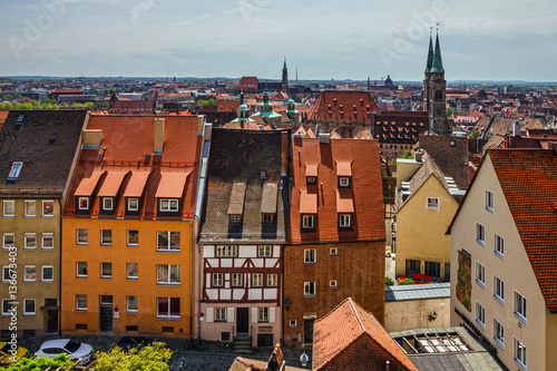 Nuremberg old town, cityscape, Germany