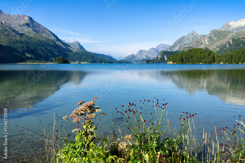 Silsersee in der Schweiz 