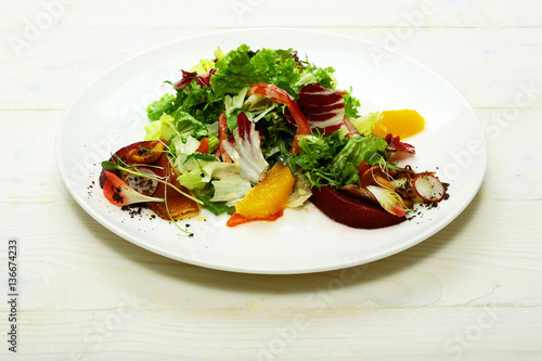 Delicious vegetable salad