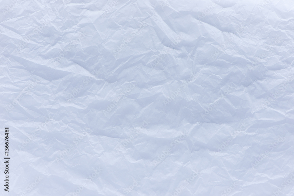 White crumpled paper texture background White crumpled paper texture background