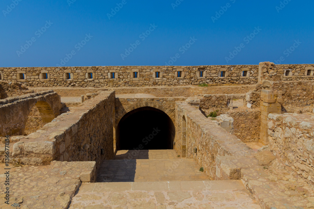 The Complex of Magazines in Fortezza of Rethymno.
