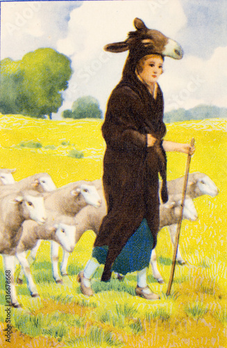 Illustration/ Les contes de Perrault / Peau d'âne