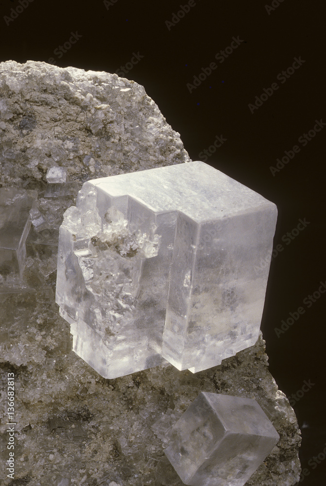 Cristal de sel gemme Stock Photo