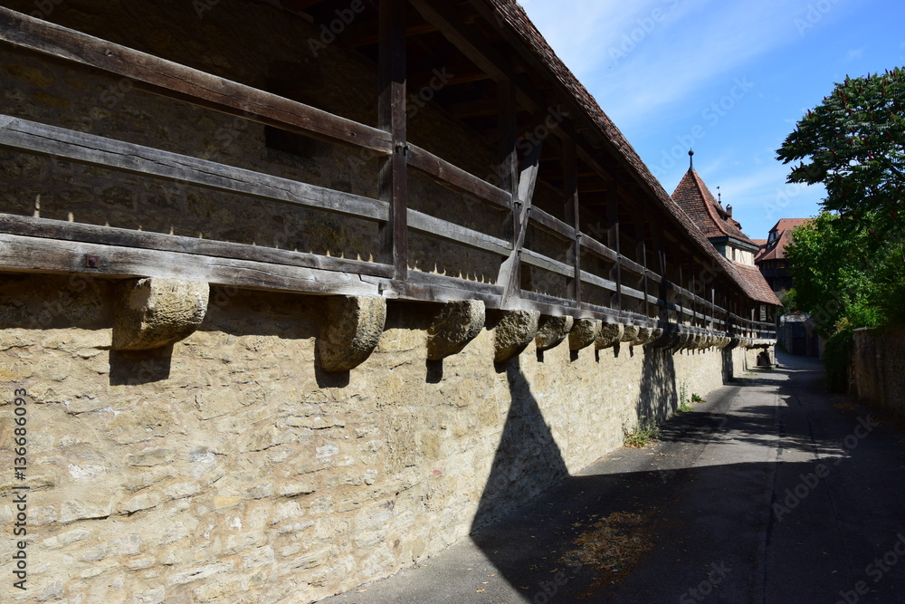 View in the historical town of Rothenburg on the Tauber, Bavaria, region Middle Franconia, Germany View in the historical town of Rothenburg on the Tauber, Bavaria, region Middle Franconia, Germany