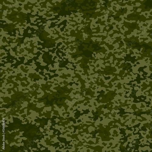 Military camouflage pattern. Army background. Vector illustration.