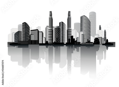 Abstract city