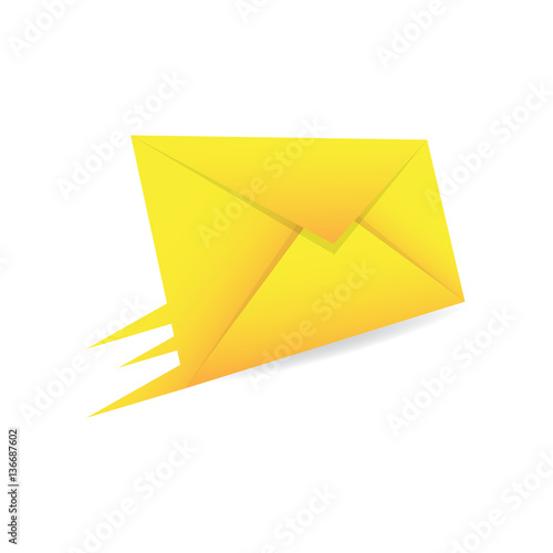 Speedy Mail Delivery Vector Illustration